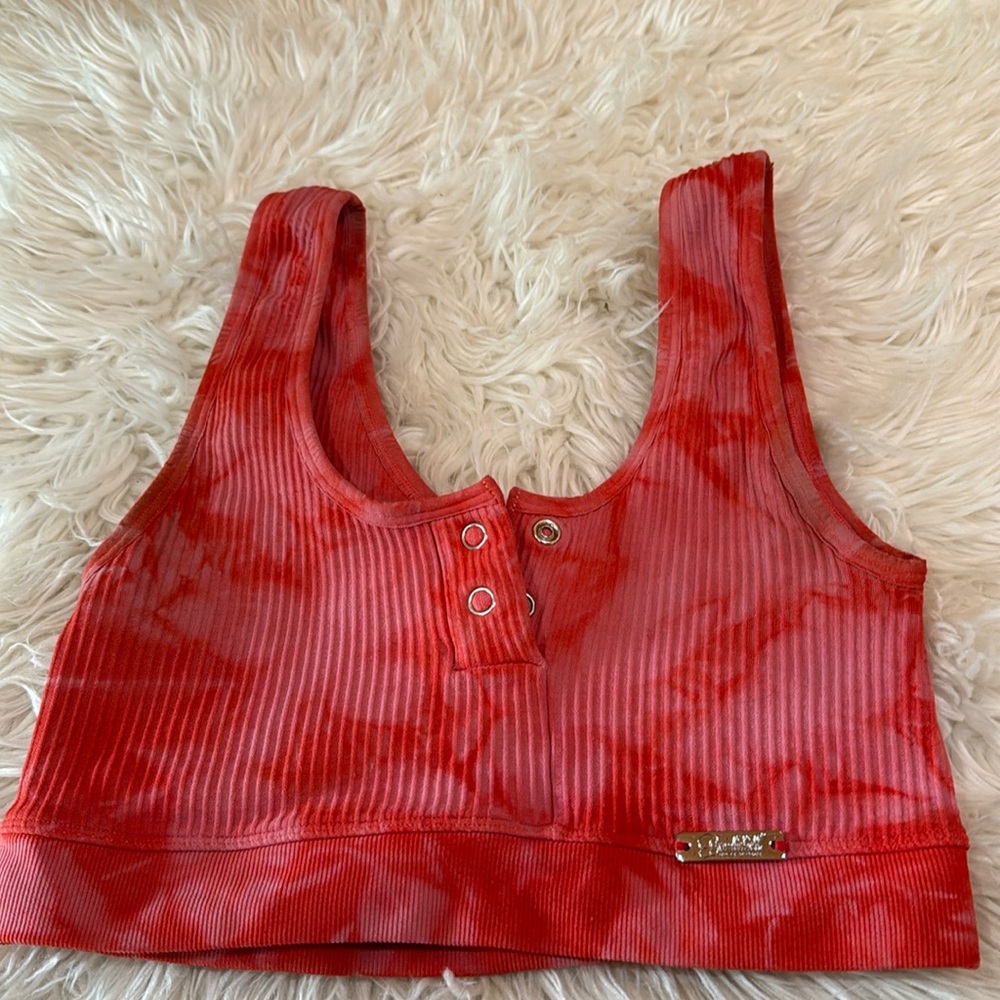 Bombshell sportswear snap front sports bra